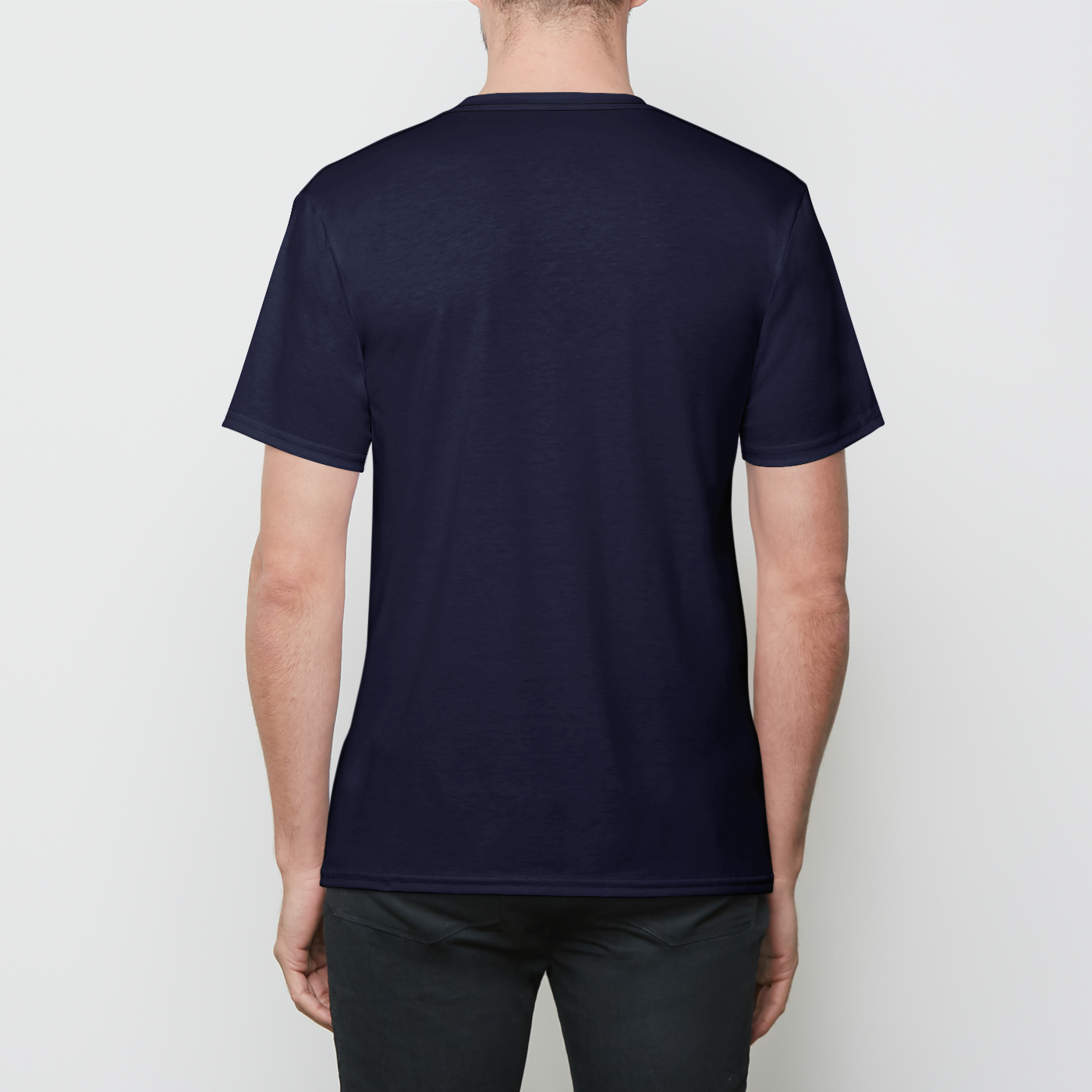 American Flag Wolf Mens T-Shirt