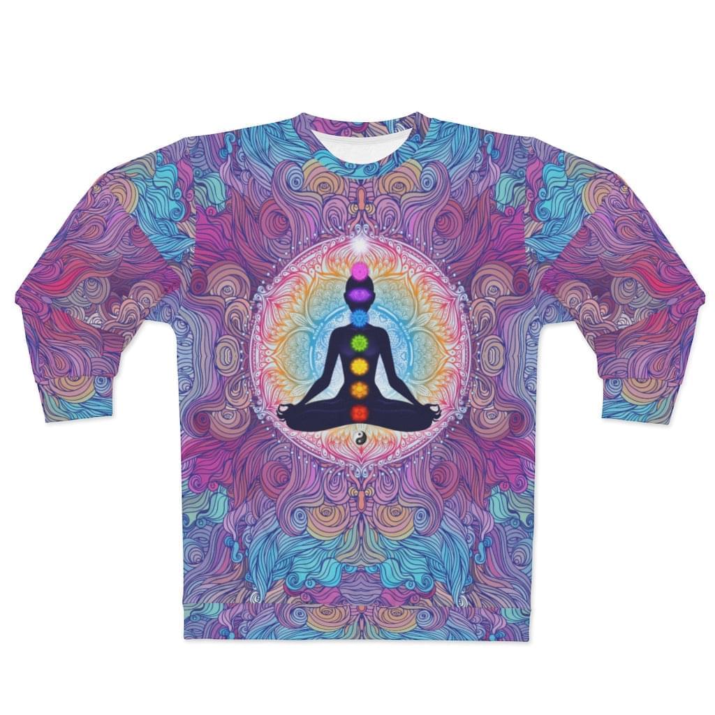 9 Chakra AOP Unisex Sweatshirt