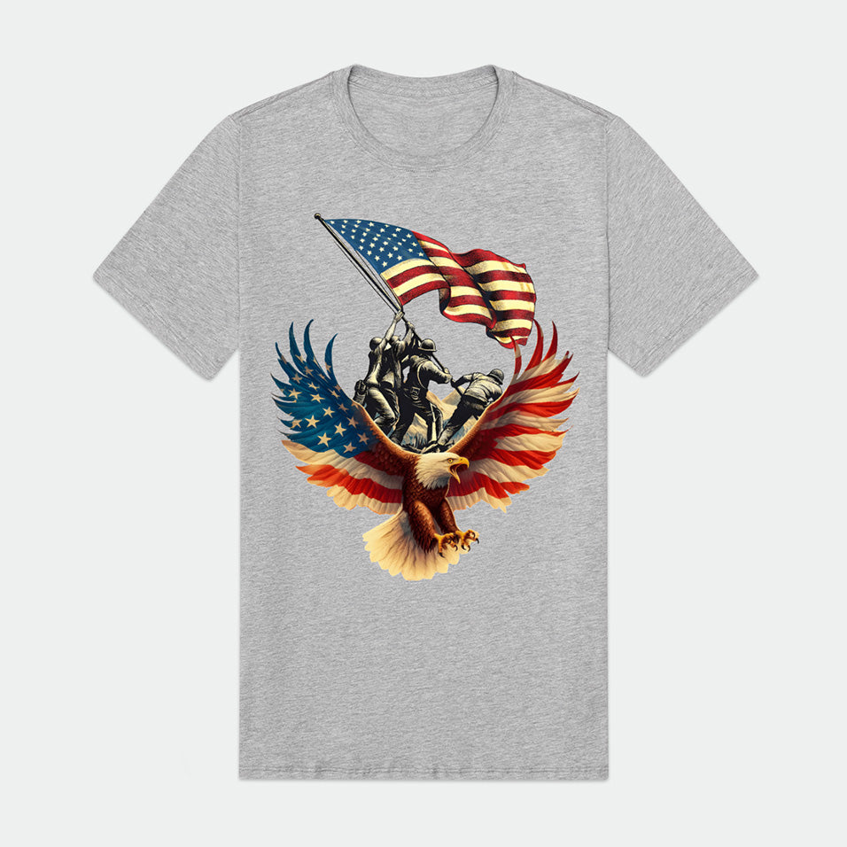 Vintage eagles American Flag Mens Premium T-Shirt