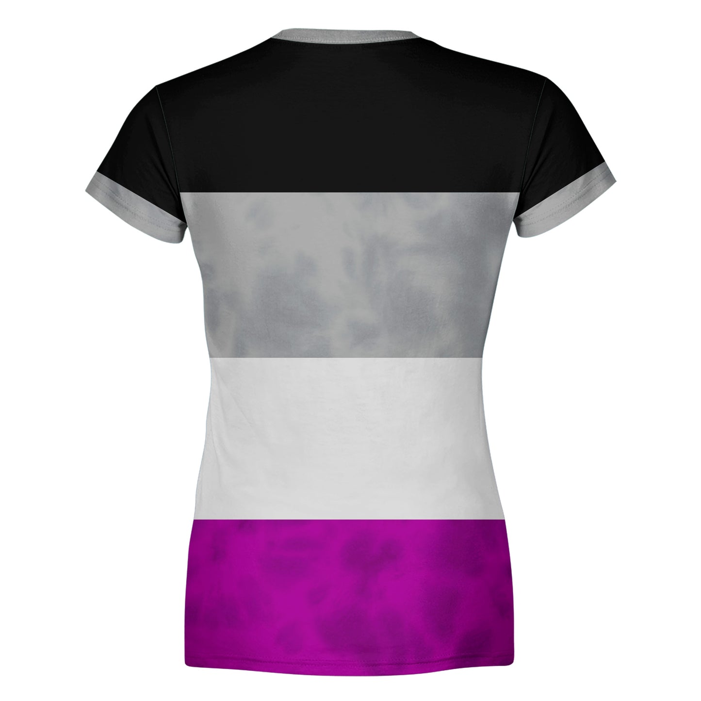 Asexual Pride Flag Tie Dye Women T-Shirt – Ace Flag Shirt, LGBTQ Asexual Pride Tee, Tie Dye Ace Pride Shirt