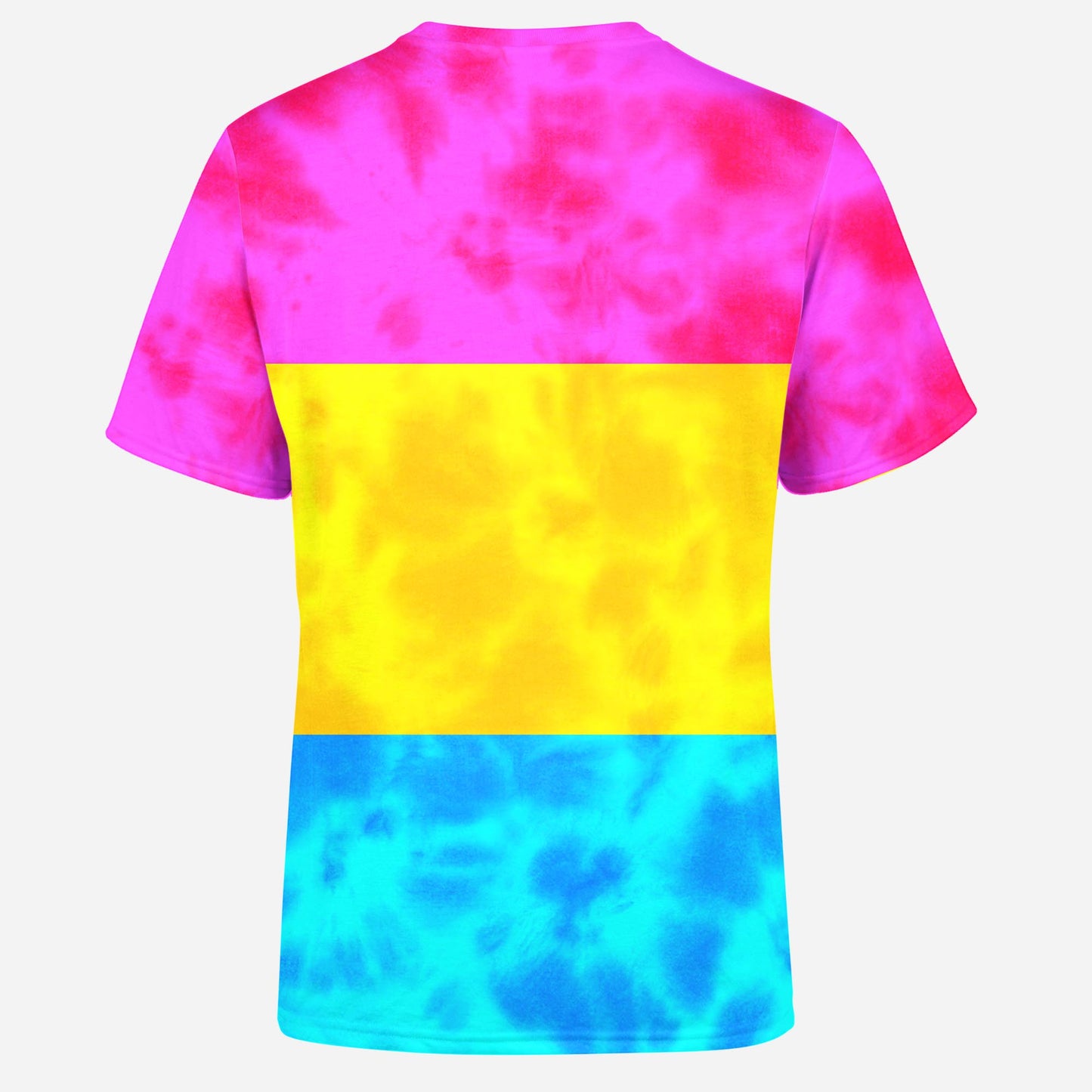 Pansexual Pride Flag Tie Dye T-Shirt – Pansexual Pride Shirt, Pan Flag T Shirt, LGBTQ Tie Dye Tee