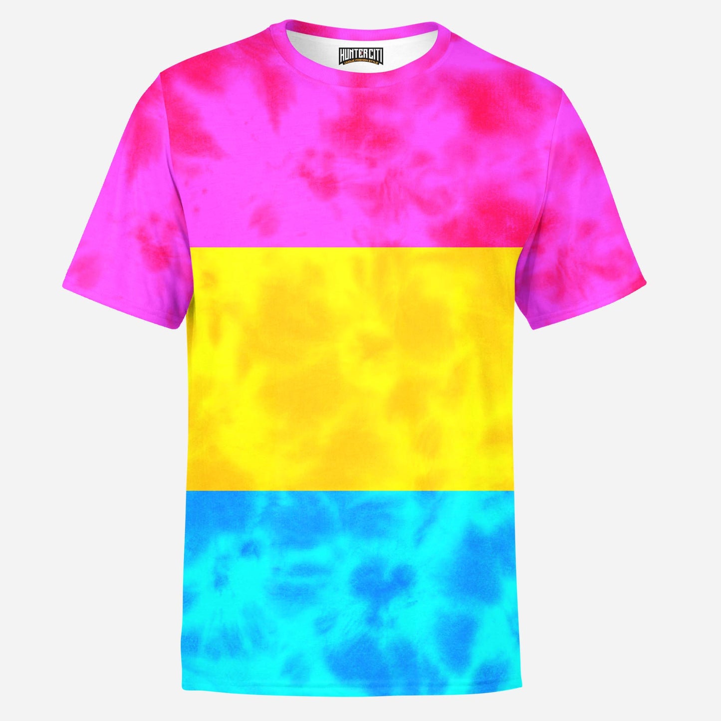Pansexual Pride Flag Tie Dye T-Shirt – Pansexual Pride Shirt, Pan Flag T Shirt, LGBTQ Tie Dye Tee