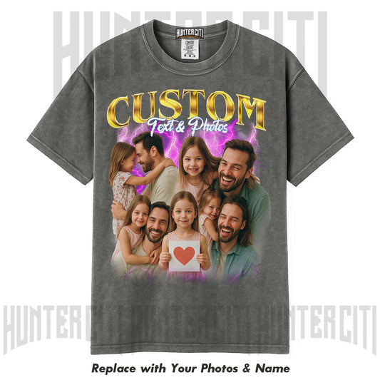 Custom Comfort Colors 1717 T-Shirt – Personalized Gift for Dad, Father's Day or Birthday