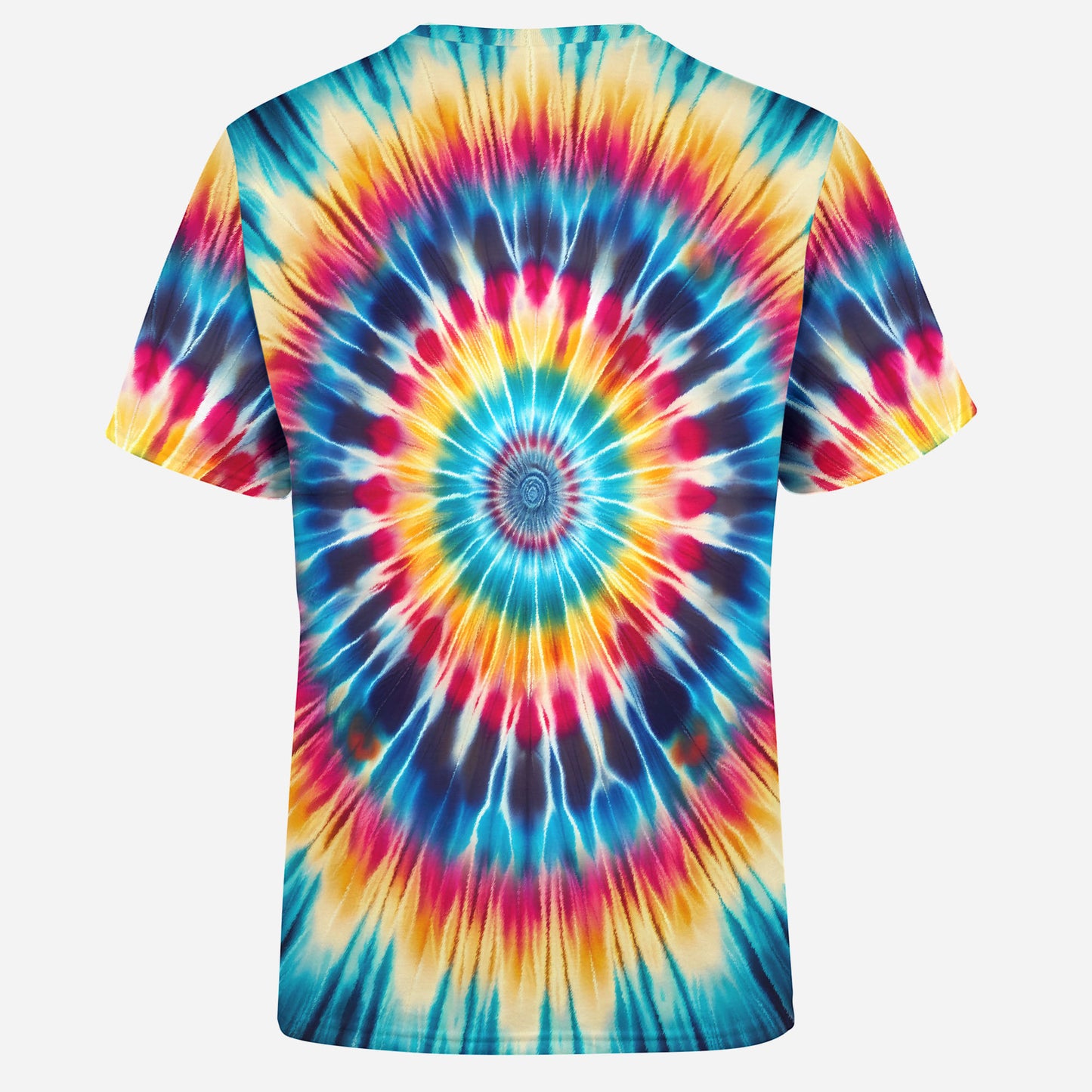 Mystic Wolf Tie Dye Mens T-Shirt