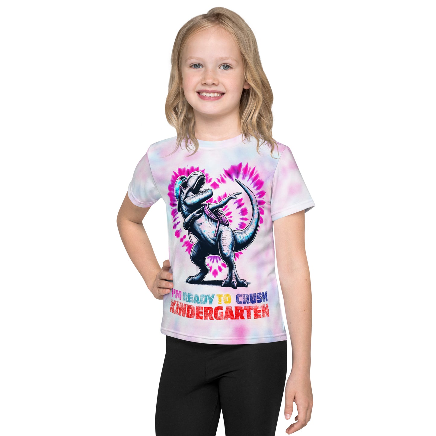 I'm Ready To Crush Kindergarten Dinosaur Dabbing Kids T-Shirt