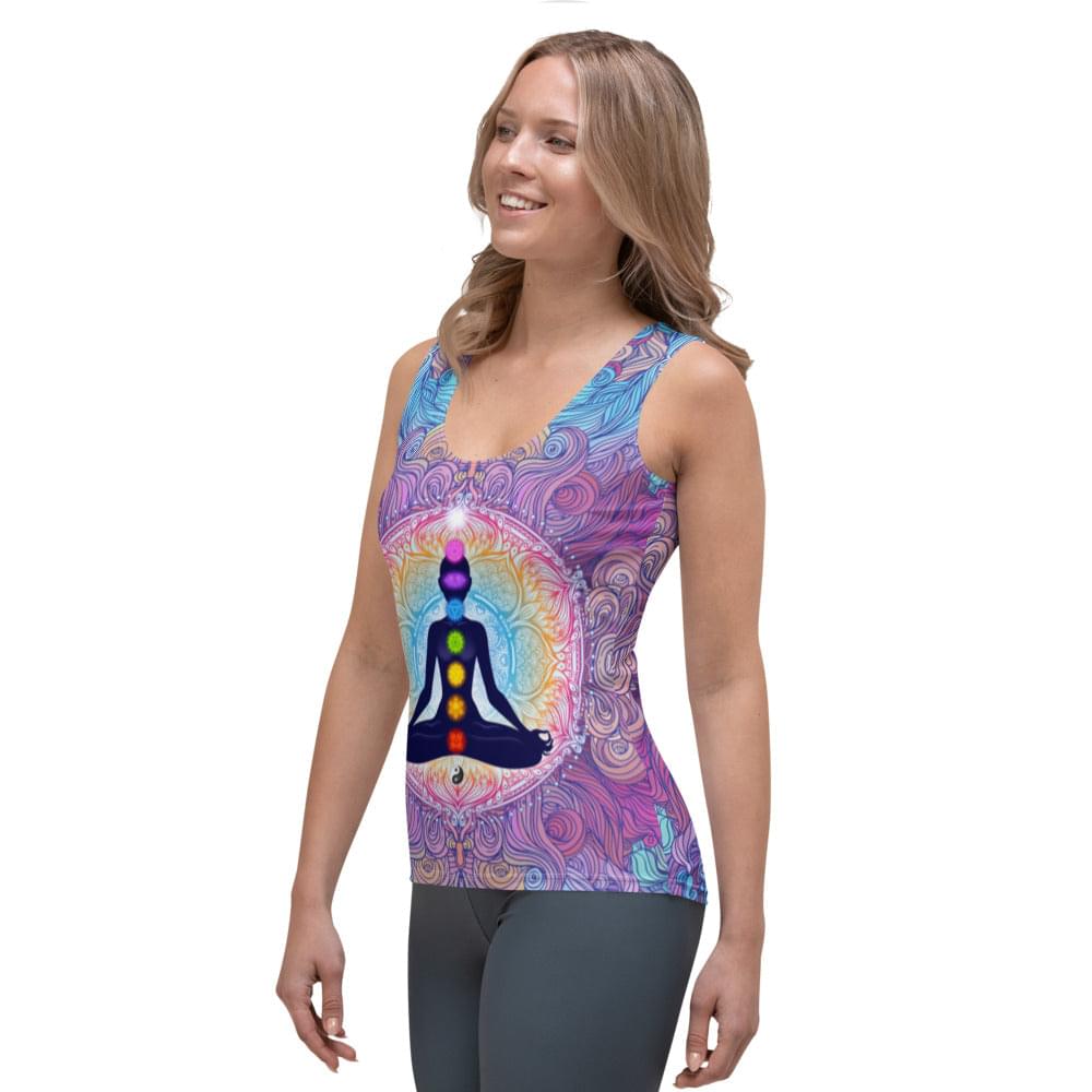 9 Chakras Women Tank Top