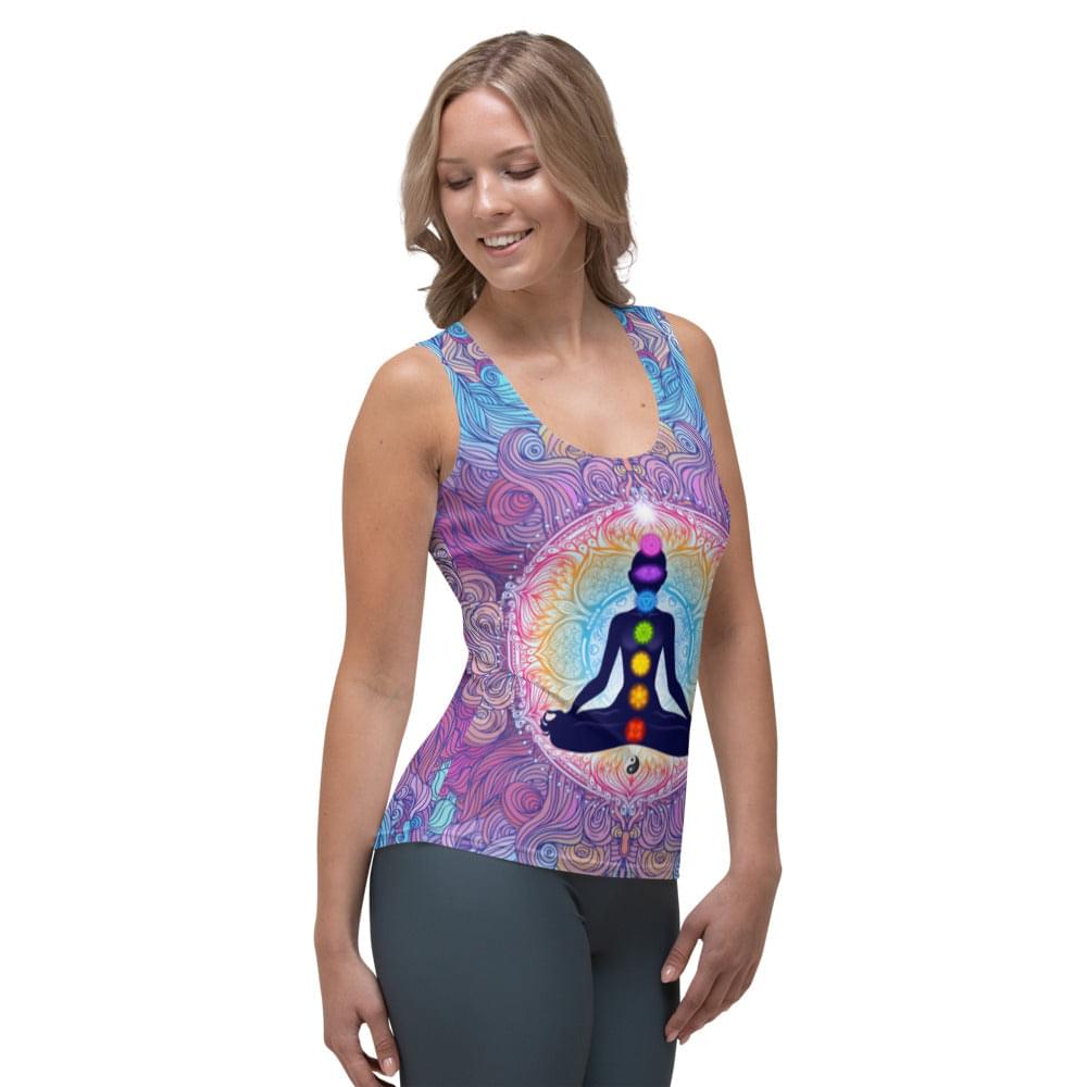 9 Chakras Women Tank Top