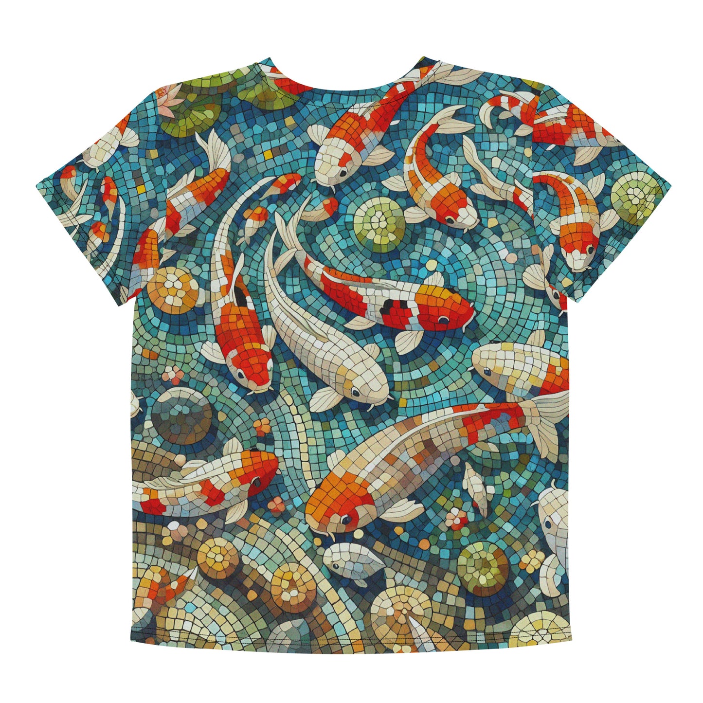 Koi Pond Vintage Youth crew neck t-shirt