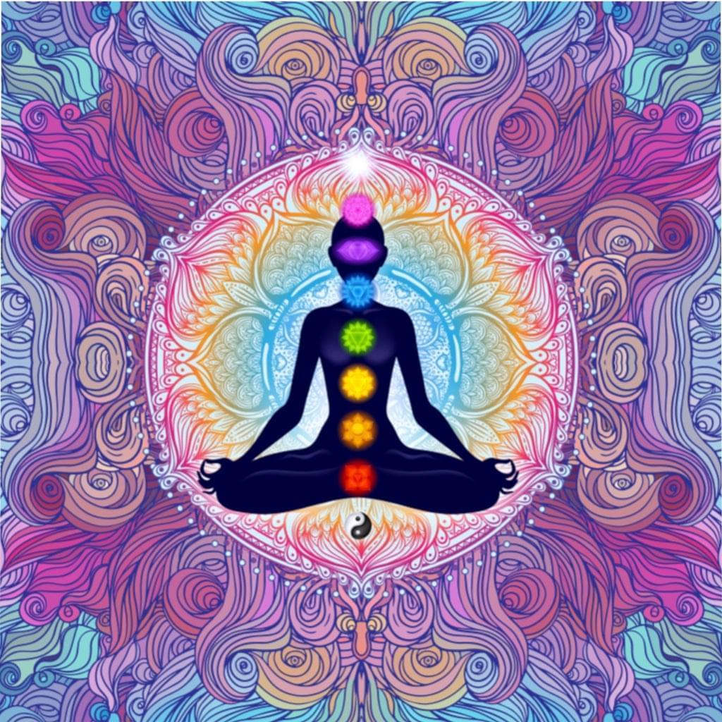 9 Chakras Microfiber Duvet Cover