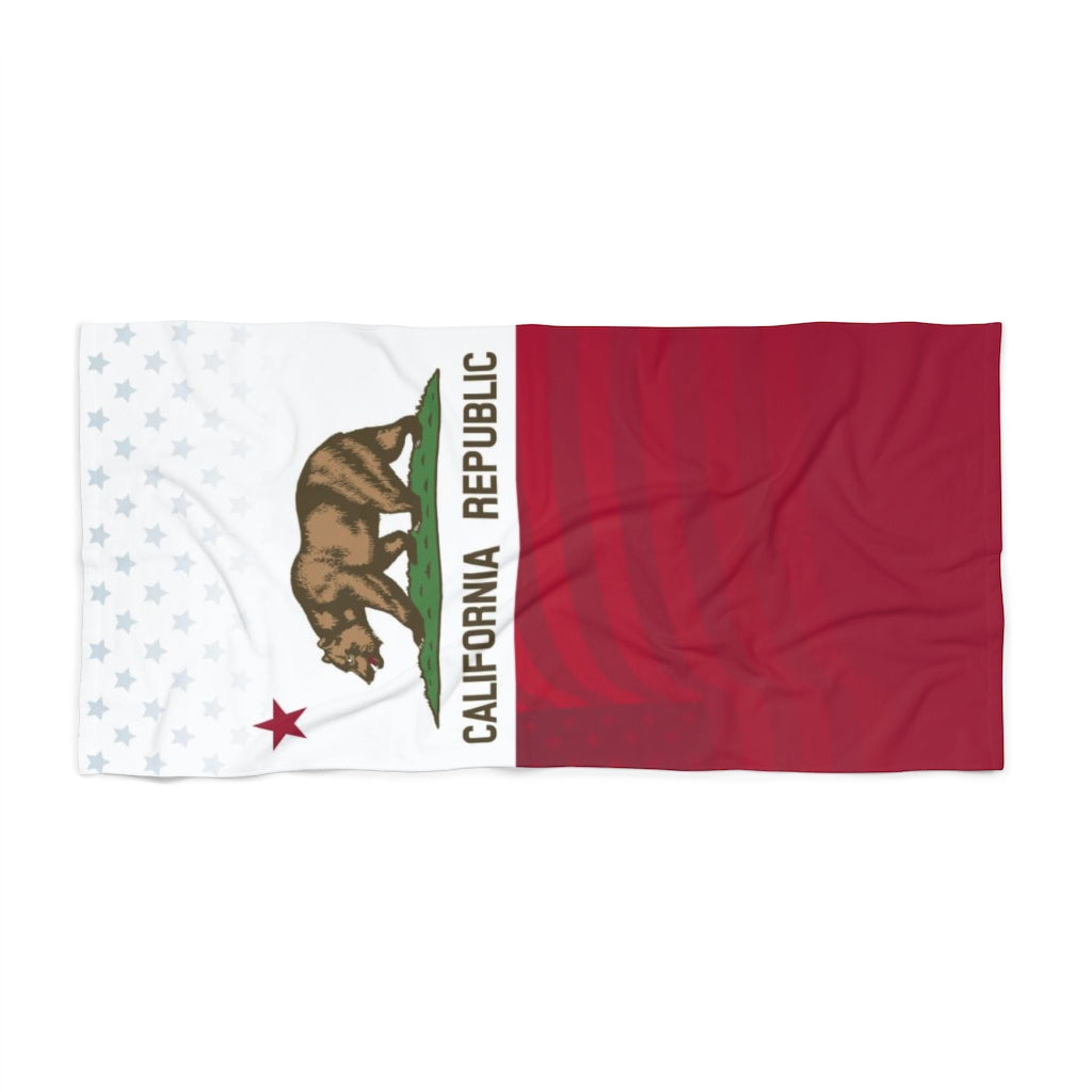 California Flag Beach Towel