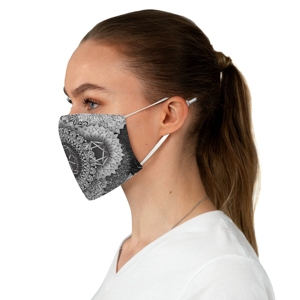 Mandala Bloom Fabric Face Mask