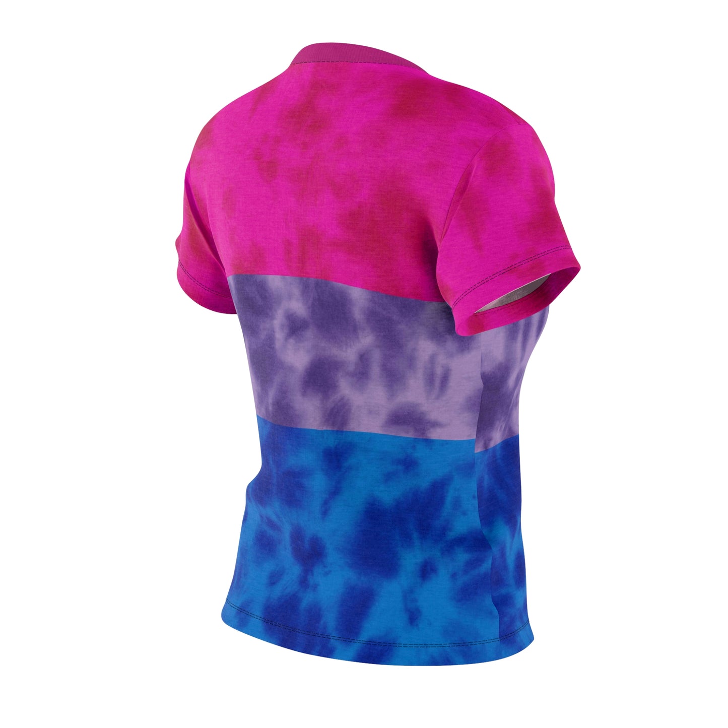 Bisexual Pride Flag Tie Dye Women's T-Shirt
