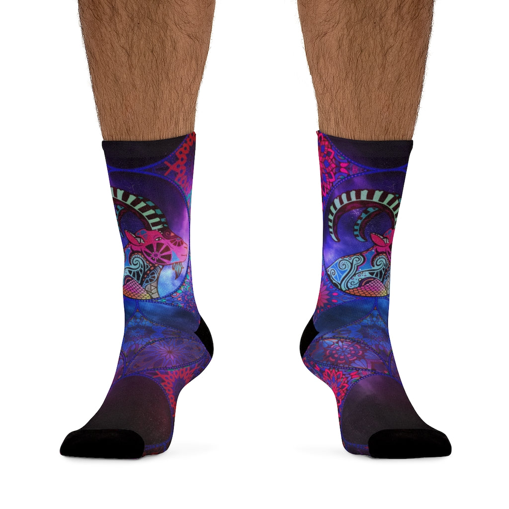 Horoscope Capricorn Crew Socks
