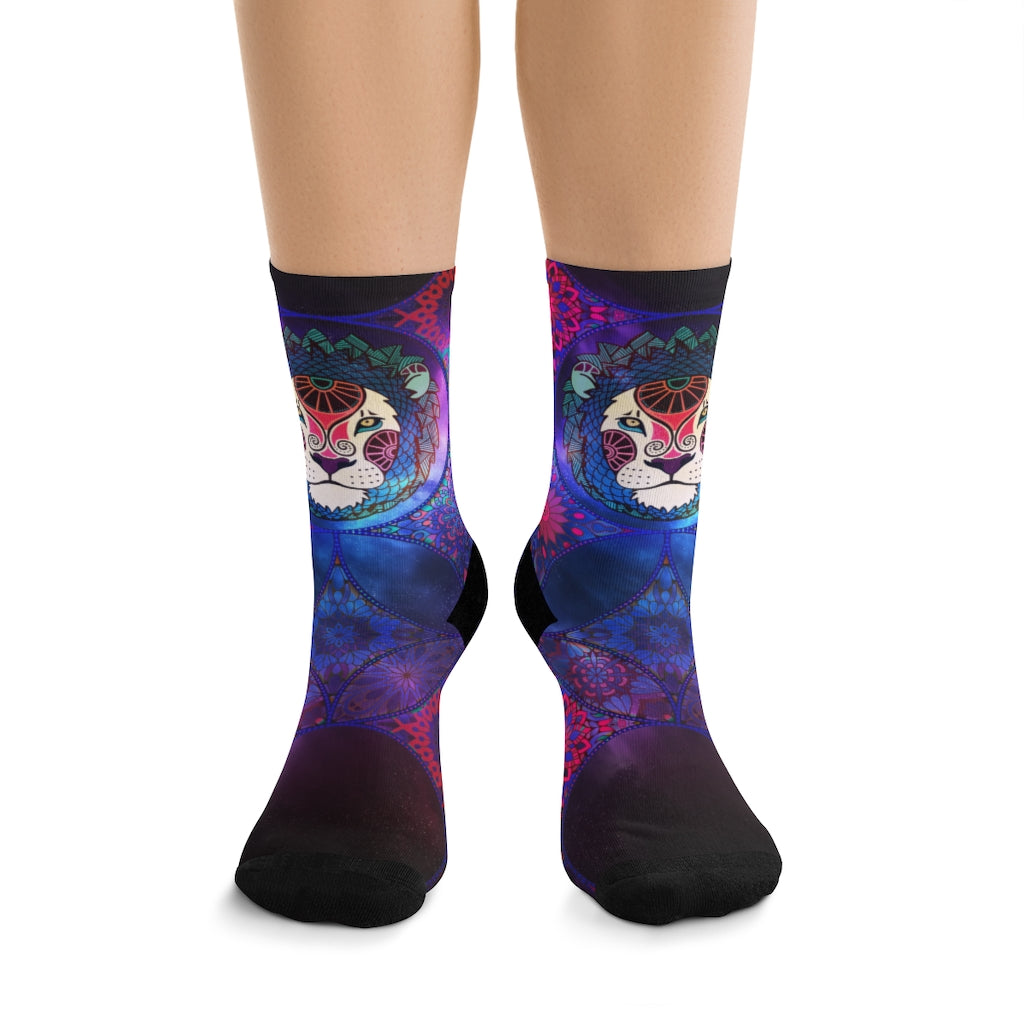 Horoscope Leo Crew Socks