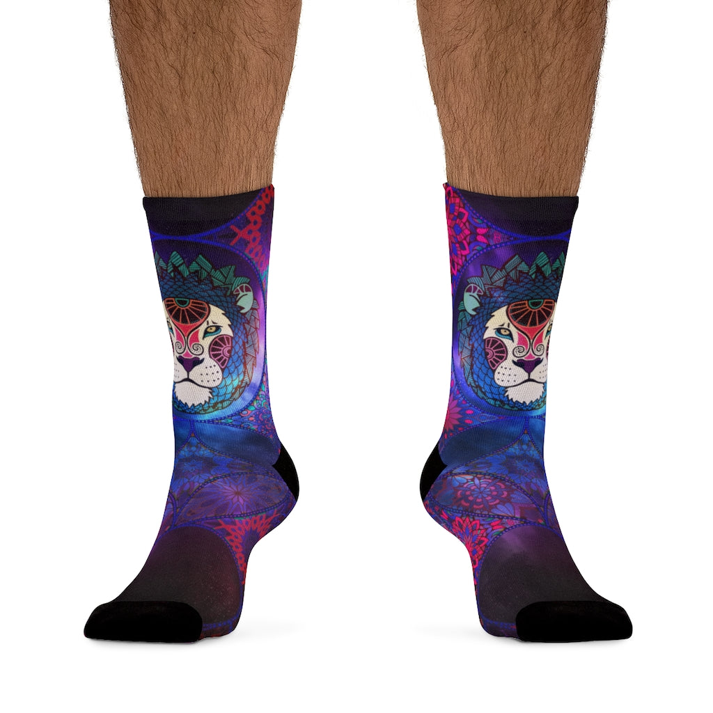 Horoscope Leo Crew Socks