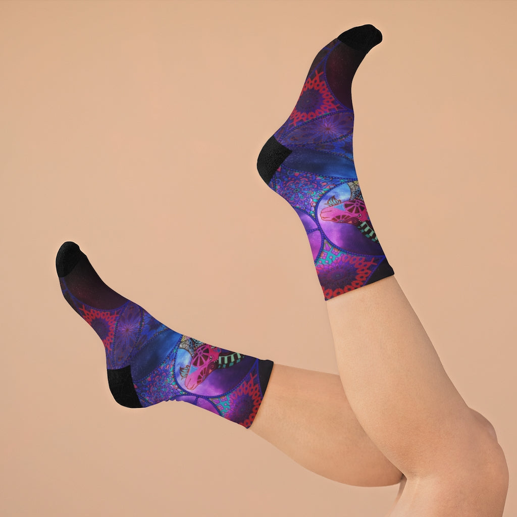 Horoscope Capricorn Crew Socks