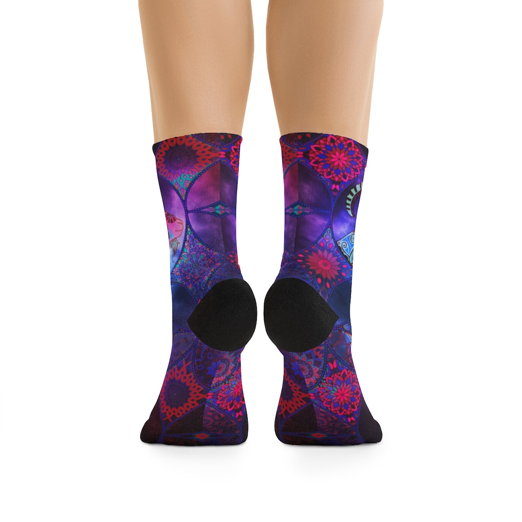 Horoscope Capricorn Crew Socks