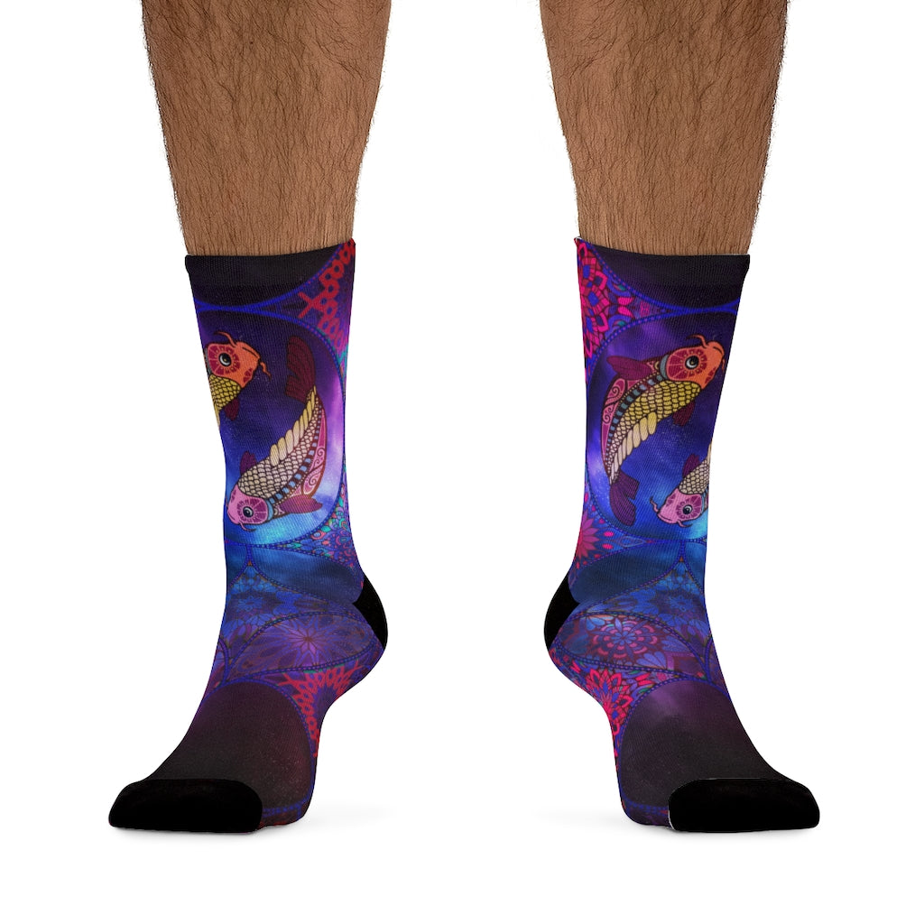 Horoscope Pisces Crew Socks