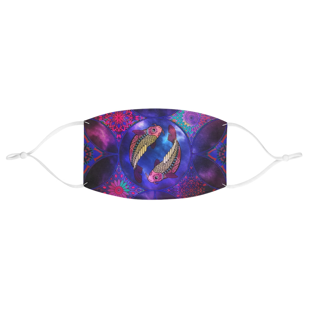 Horoscope Pisces Fabric Face Mask