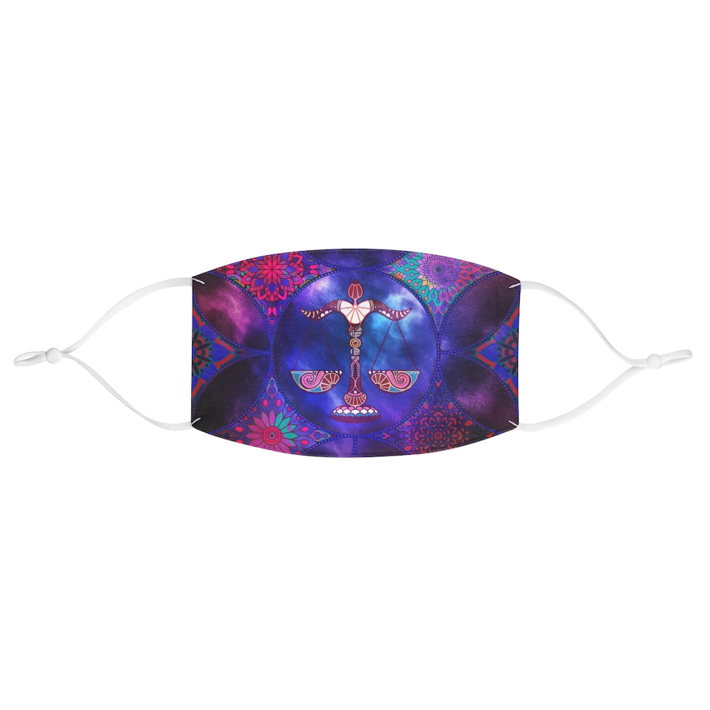 Horoscope Libra Fabric Face Mask