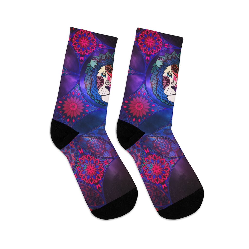 Horoscope Leo Crew Socks