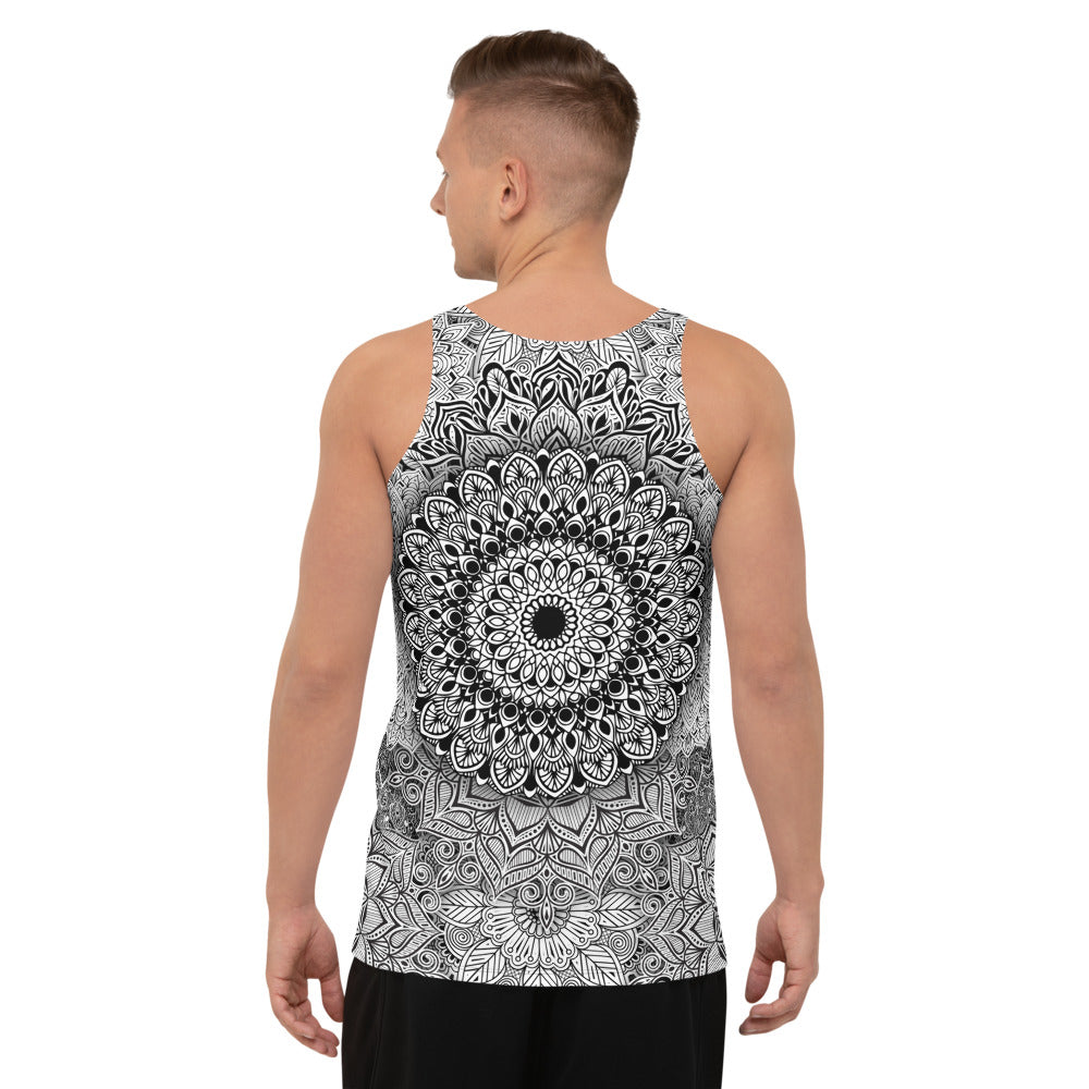Mandala Bloom Unisex Tank Top