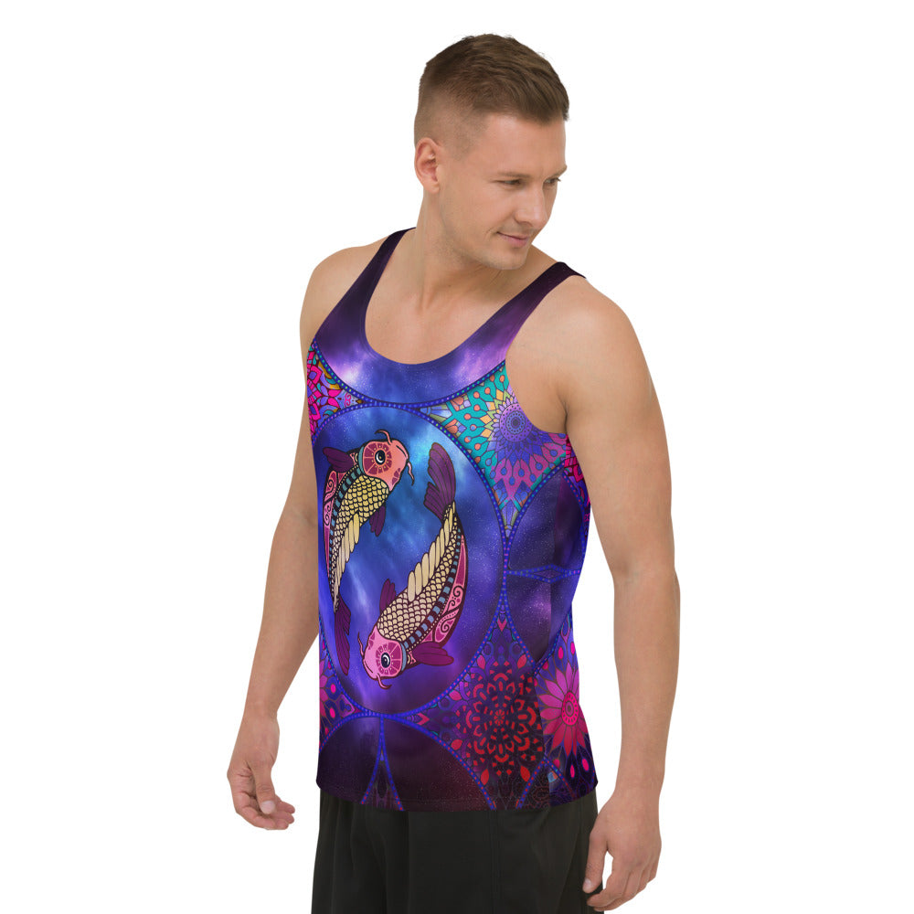 Horoscope Pisces Unisex Tank Top