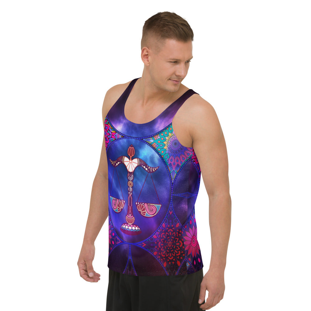 Horoscope Libra Unisex Tank Top