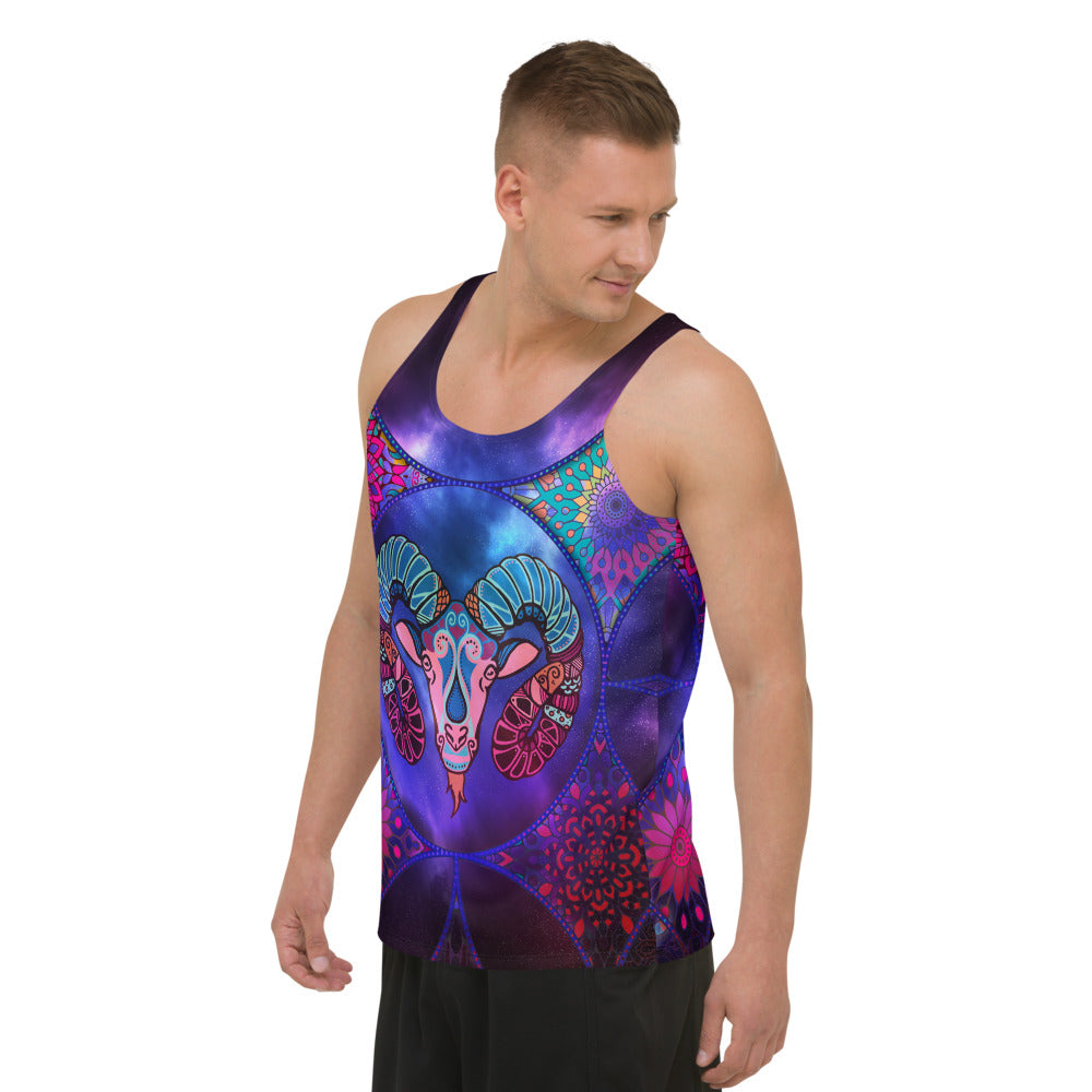 Horoscope Aries Unisex Tank Top