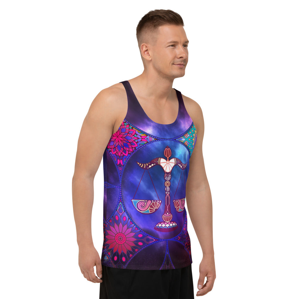 Horoscope Libra Unisex Tank Top