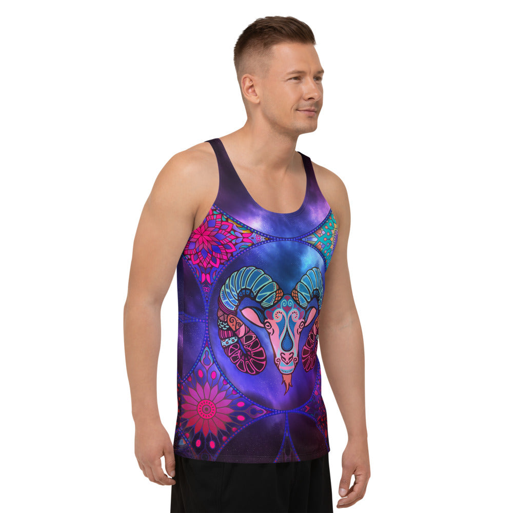 Horoscope Aries Unisex Tank Top