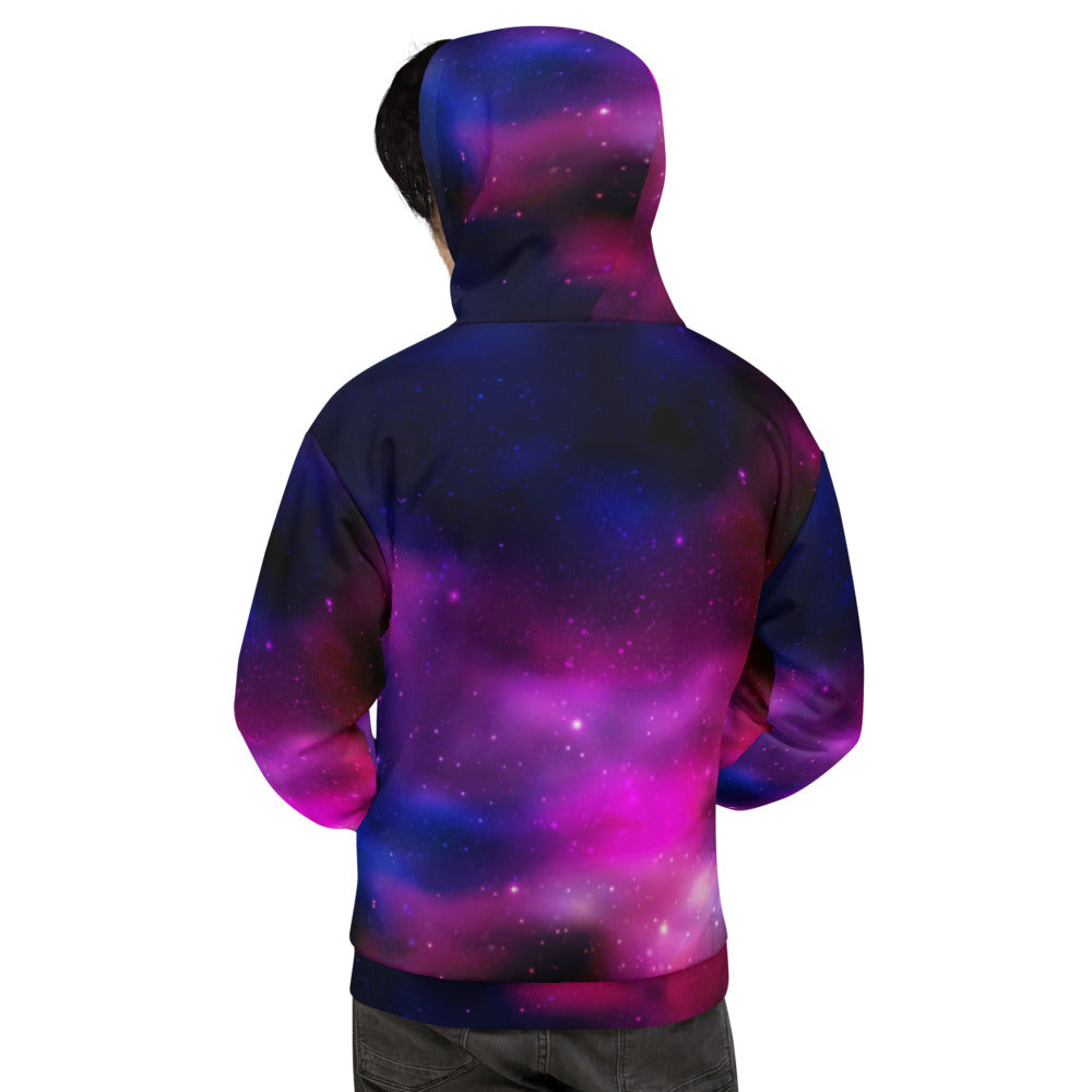 Wolf galaxy and zodiac Unisex Hoodie