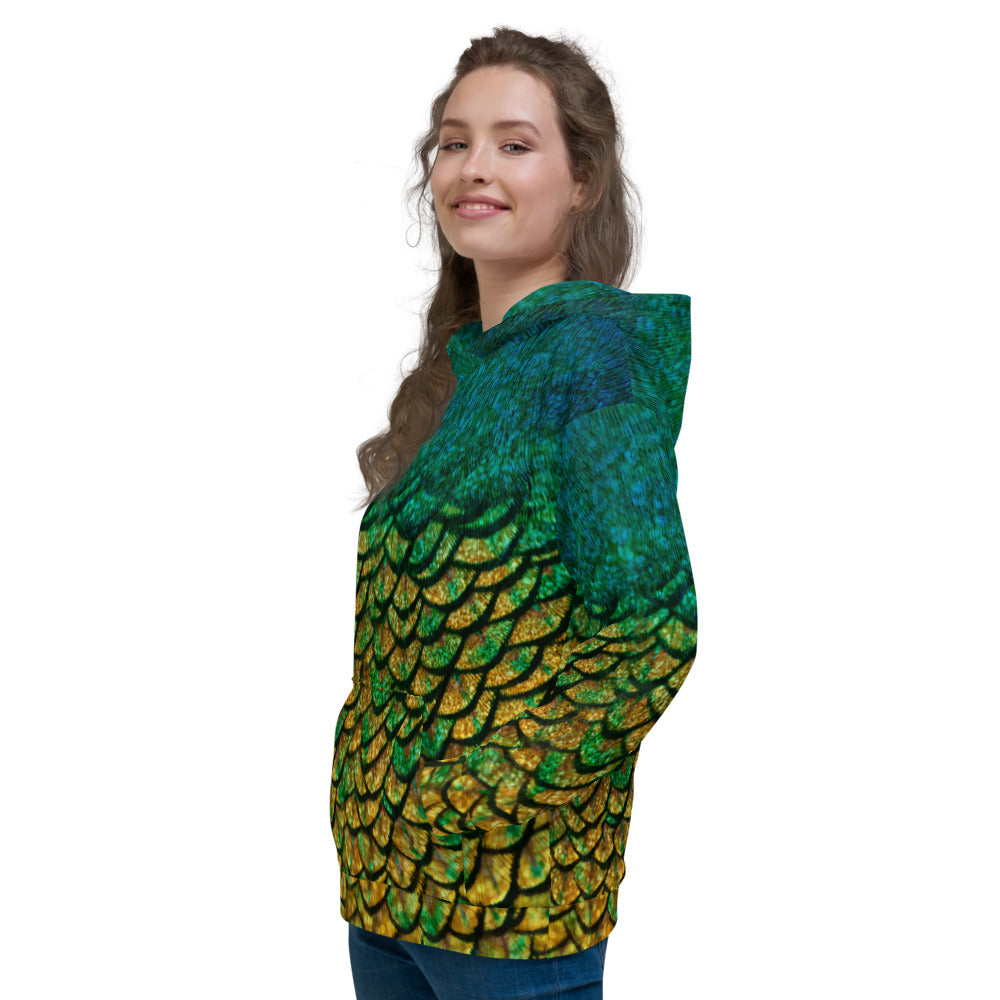 Peacock feathers Unisex Hoodie