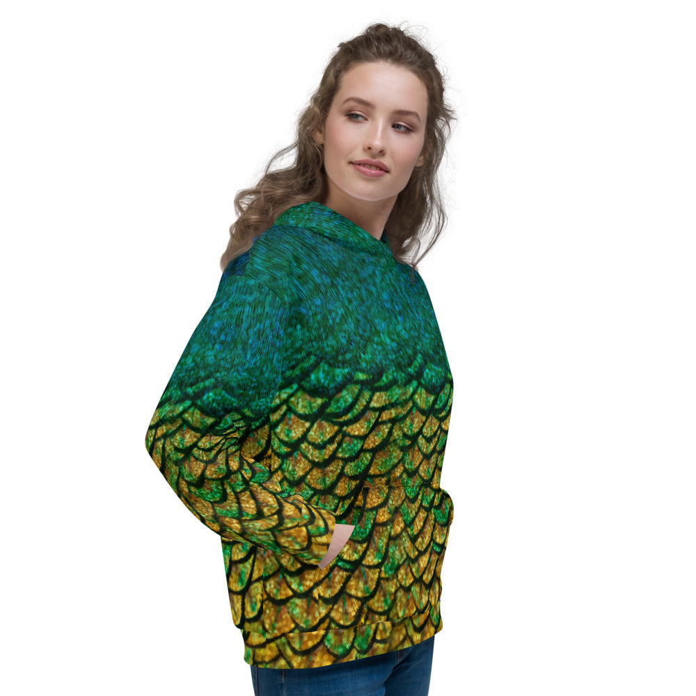 Peacock feathers Unisex Hoodie
