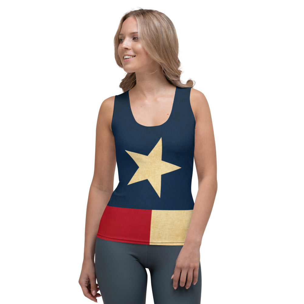 Texas Flag Women Tank Top