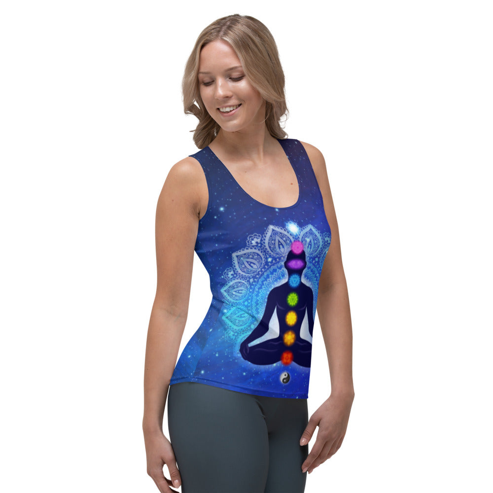 Colorful 9 Chakras Women Tank Top