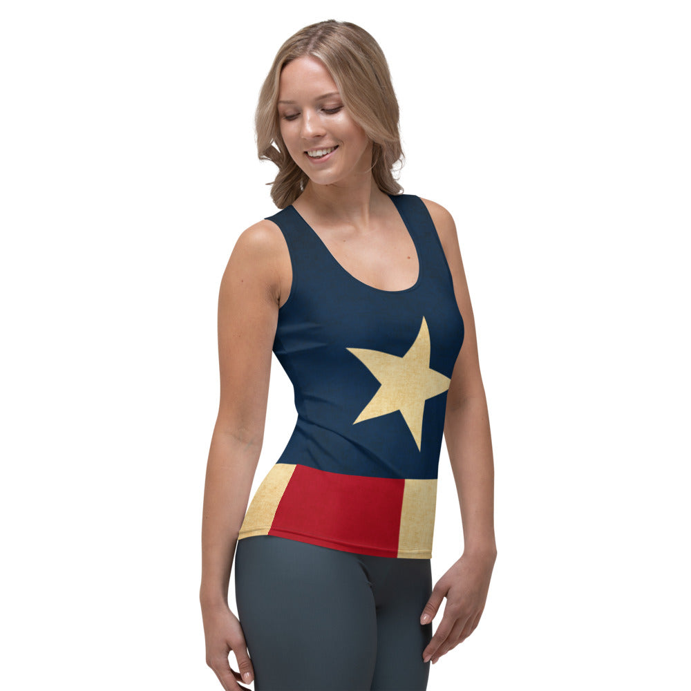 Texas Flag Women Tank Top