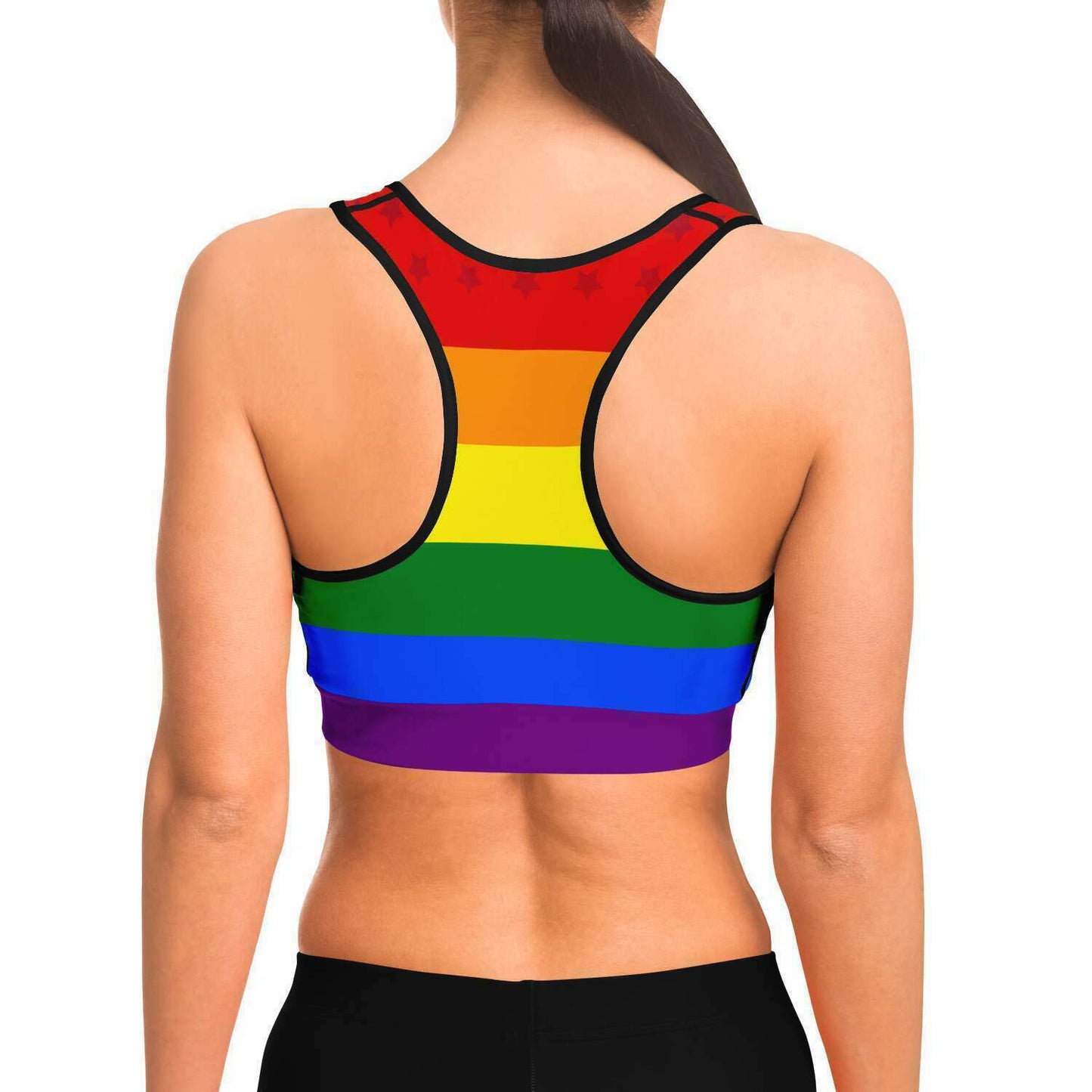Rainbow Flag Sports Bra
