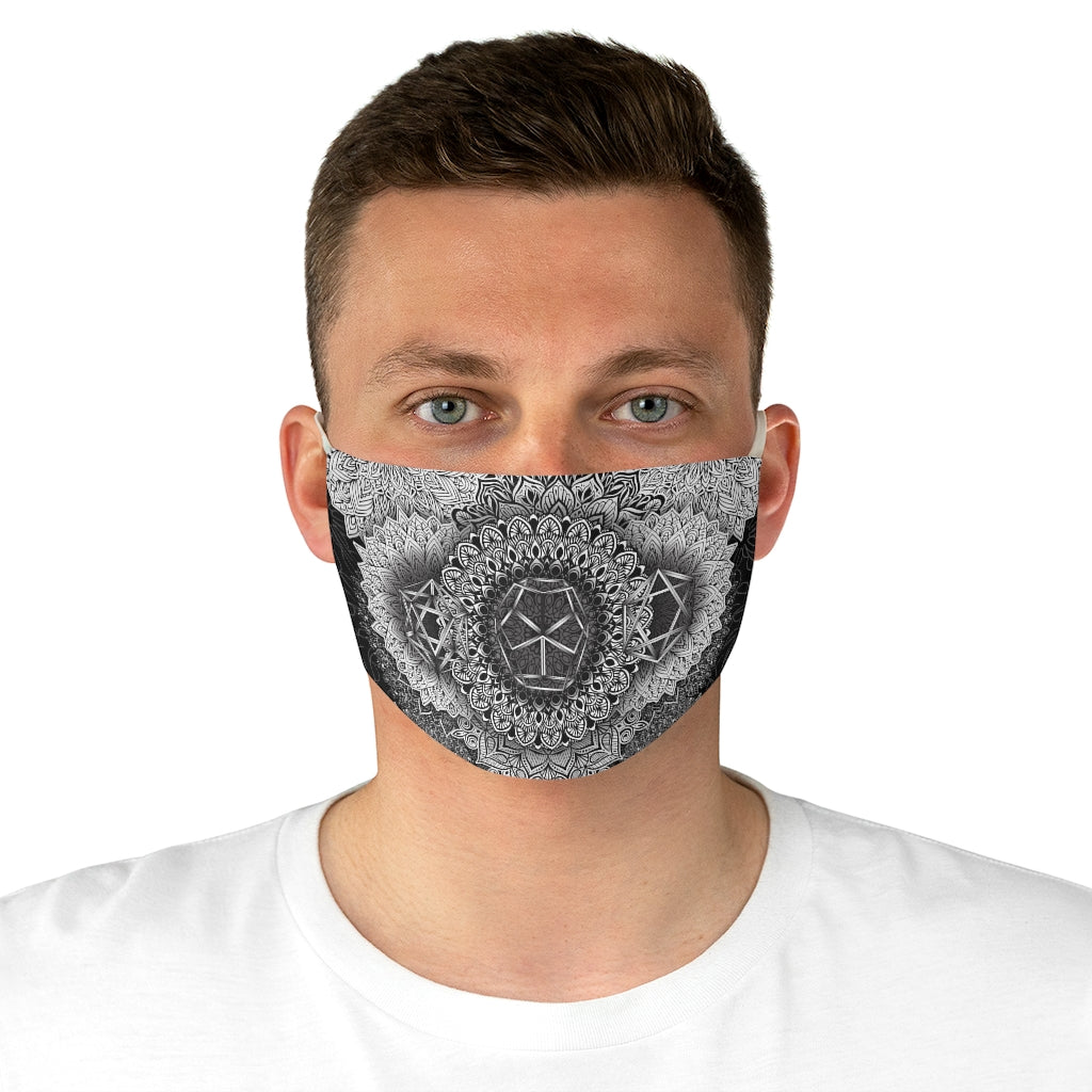 Mandala Bloom Fabric Face Mask