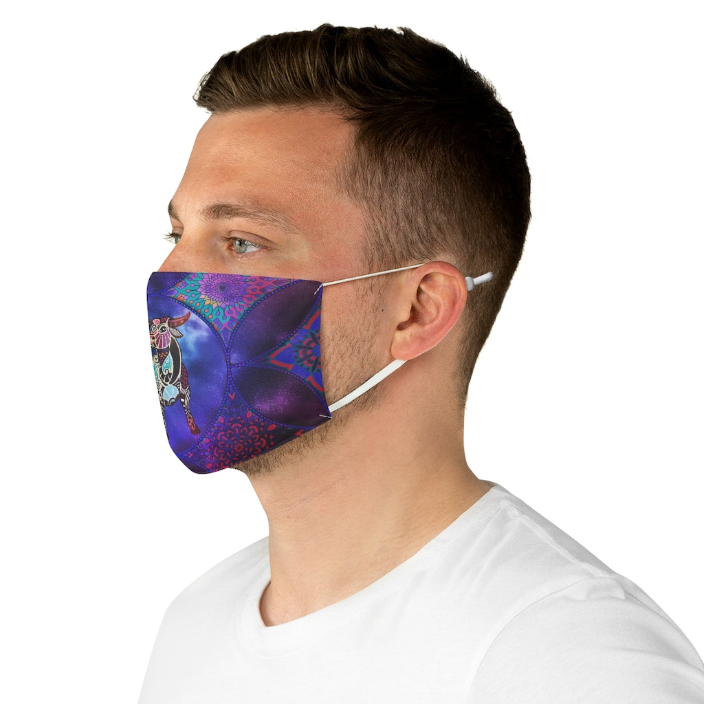 Horoscope Taurus Fabric Face Mask