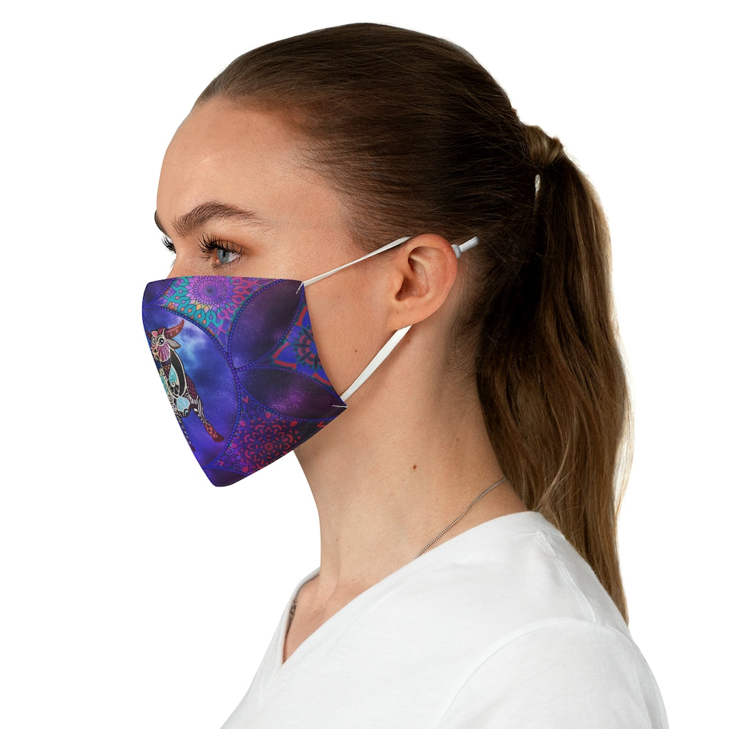 Horoscope Taurus Fabric Face Mask