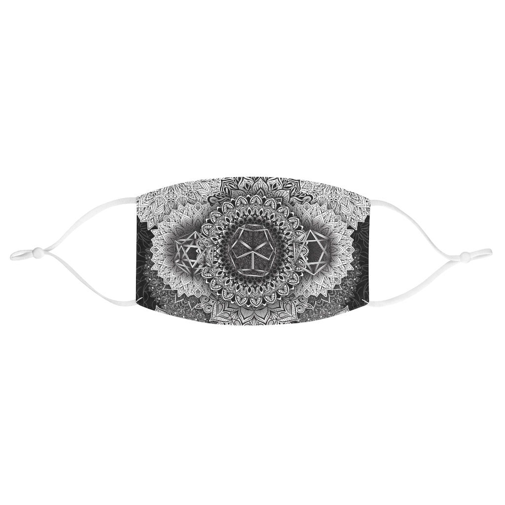 Mandala Bloom Fabric Face Mask