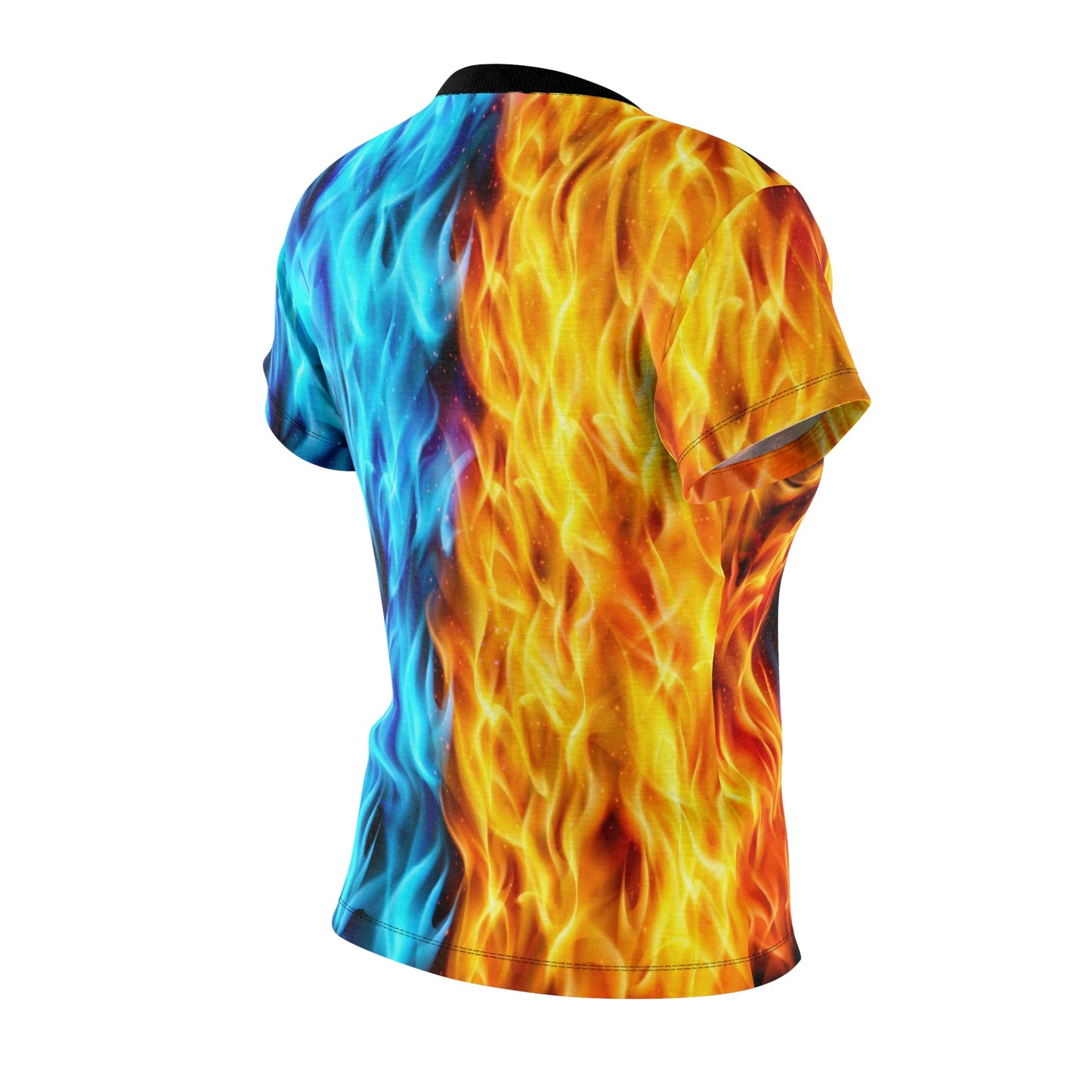 Blue And Red Fiery Dragons Women's T-Shirt