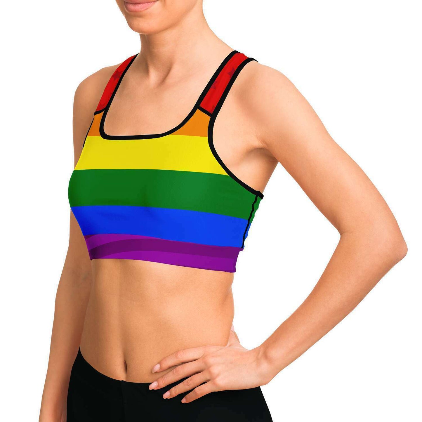 Rainbow Flag Sports Bra