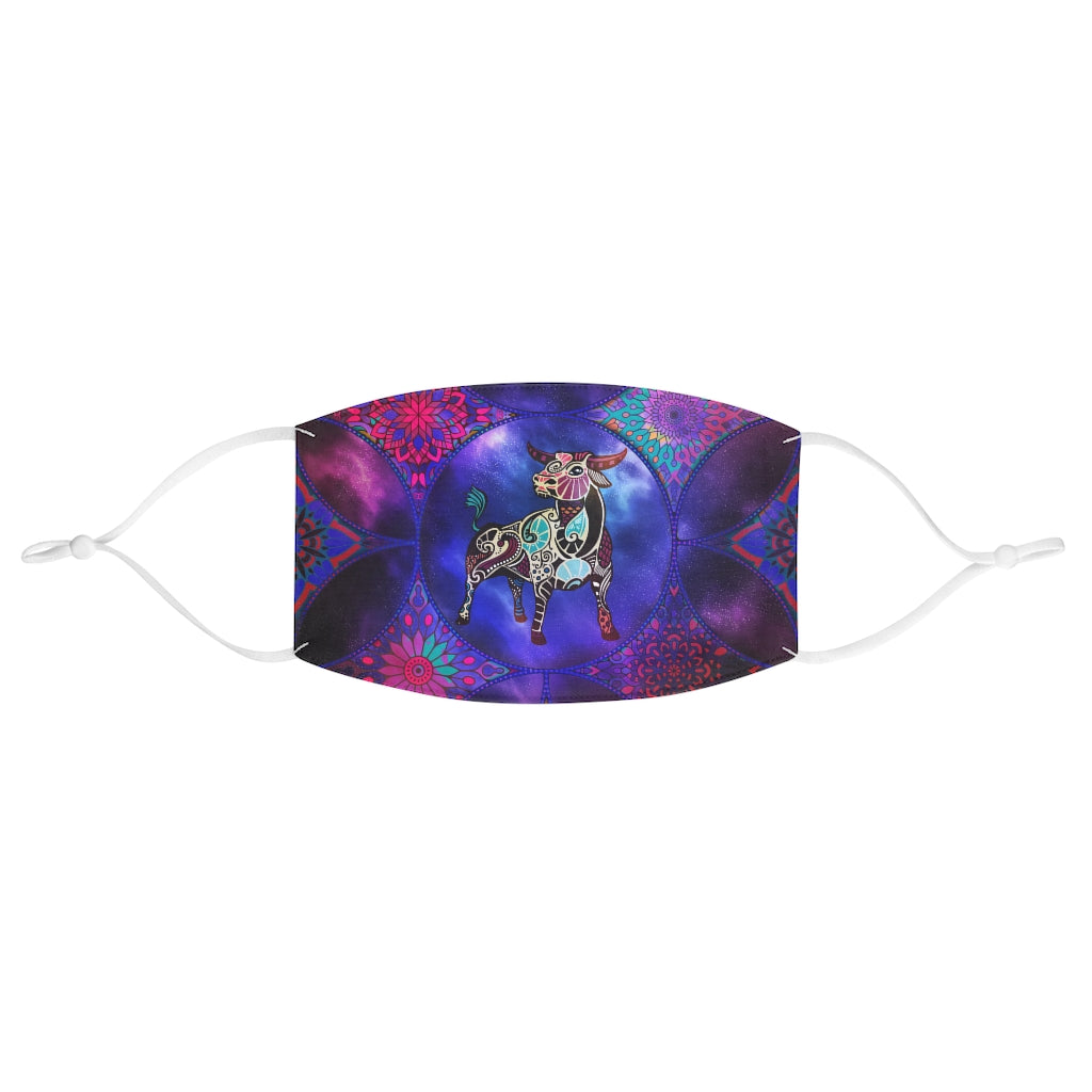 Horoscope Taurus Fabric Face Mask