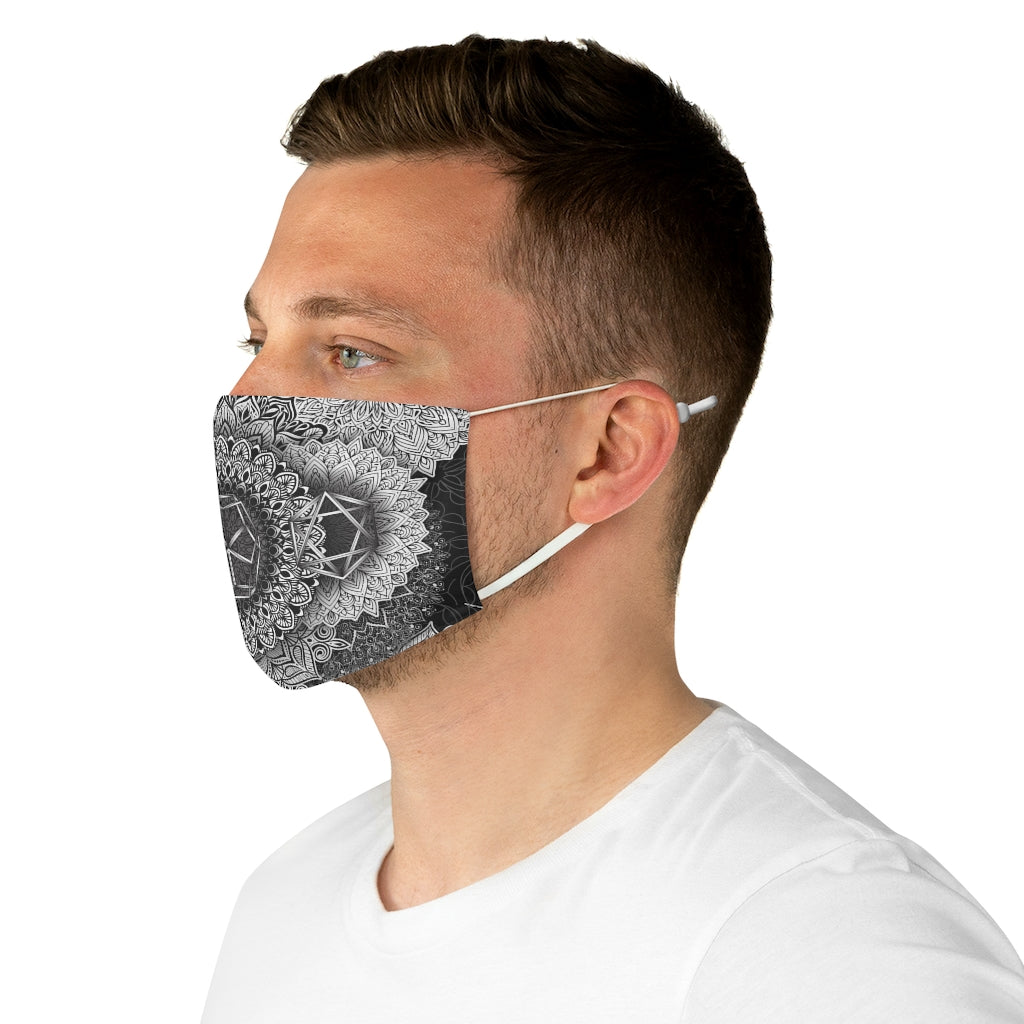 Mandala Bloom Fabric Face Mask