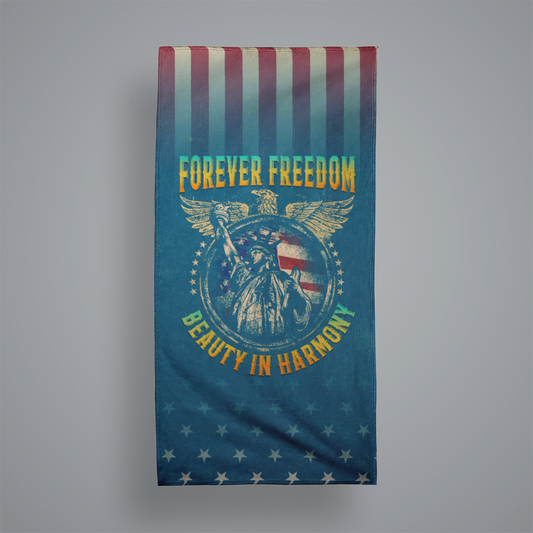Independence Day Beach Towel 32"x64"