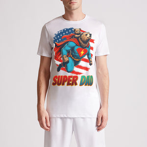Super Dad Vintage Mens Premium T-Shirt
