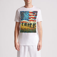 Load image into Gallery viewer, Patriotic American Flag Mens Premium T-Shirt
