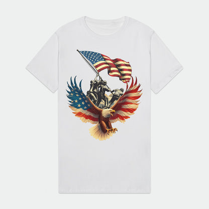Vintage eagles American Flag Mens Premium T-Shirt